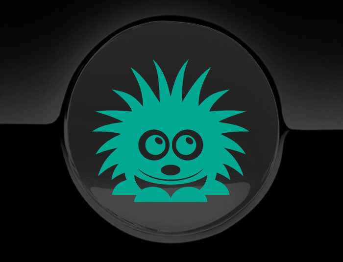 Adorable Hedgehog Fuel Cap Car Sticker