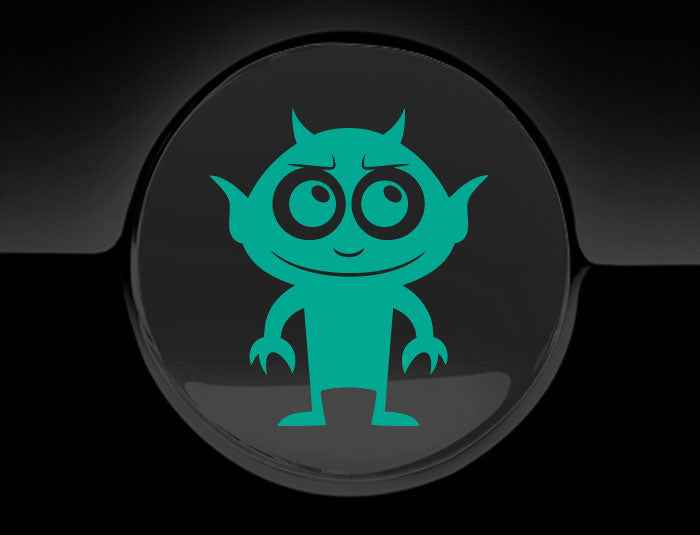Adorable Demon Fuel Cap Car Sticker