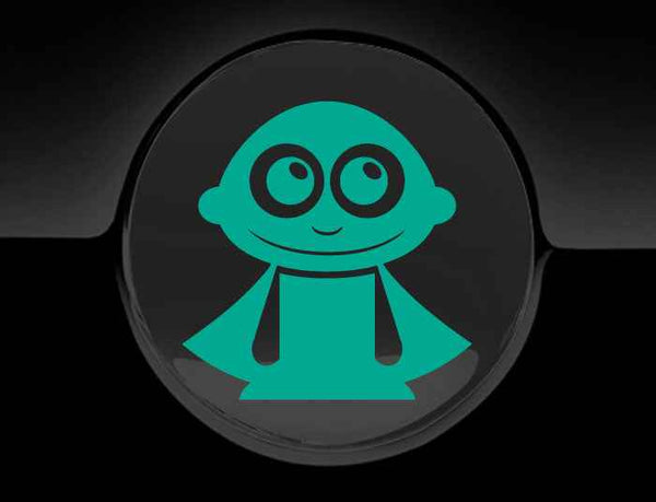 Adorable Superhero Fuel Cap Car Sticker