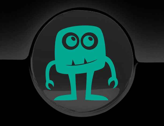Adorable Monster Fuel Cap Car Sticker