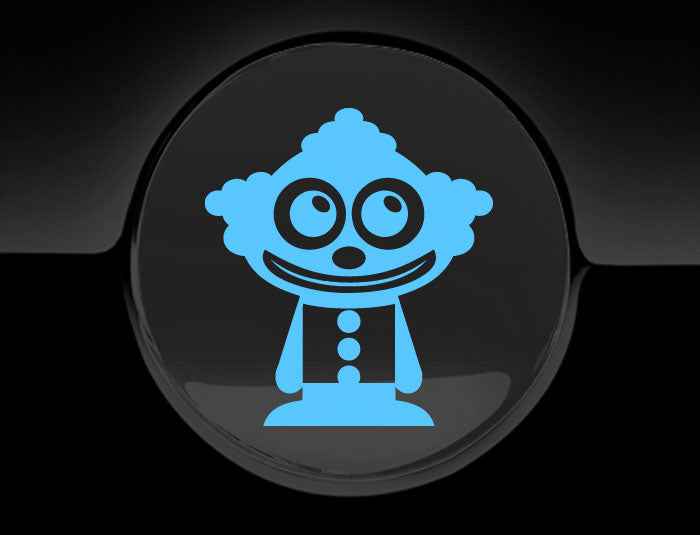 Adorable Clown Fuel Cap Car Sticker