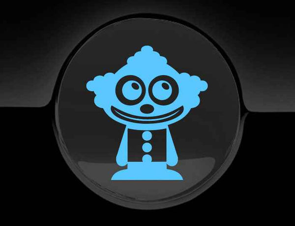 Adorable Clown Fuel Cap Car Sticker