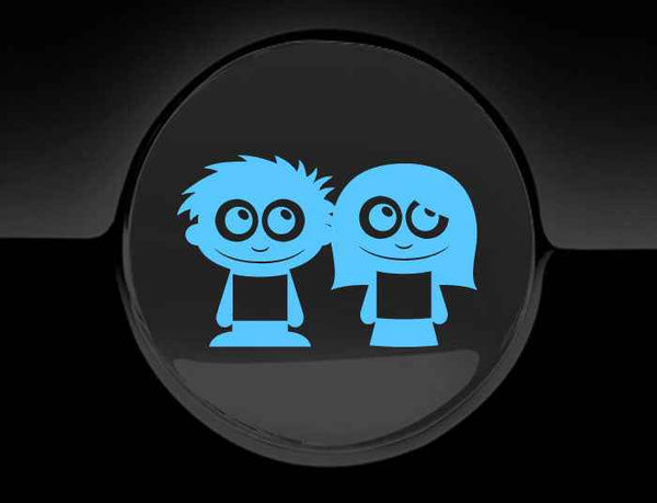 Adorable Friends Fuel Cap Car Sticker