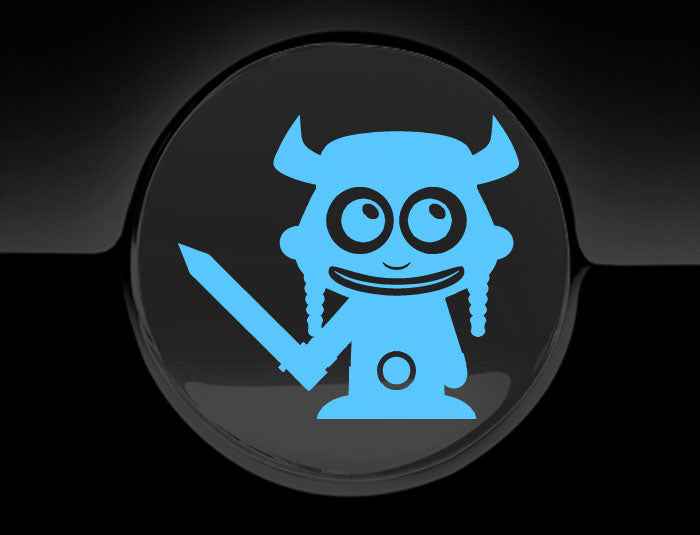 Adorable Viking Fuel Cap Car Sticker