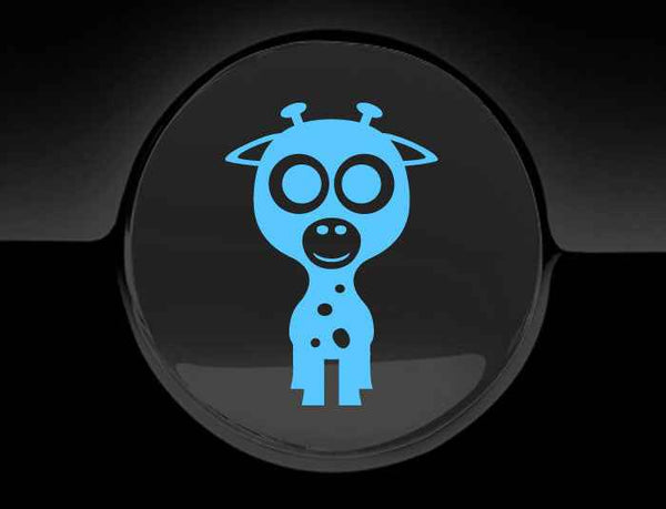 Adorable Giraffe Fuel Cap Car Sticker