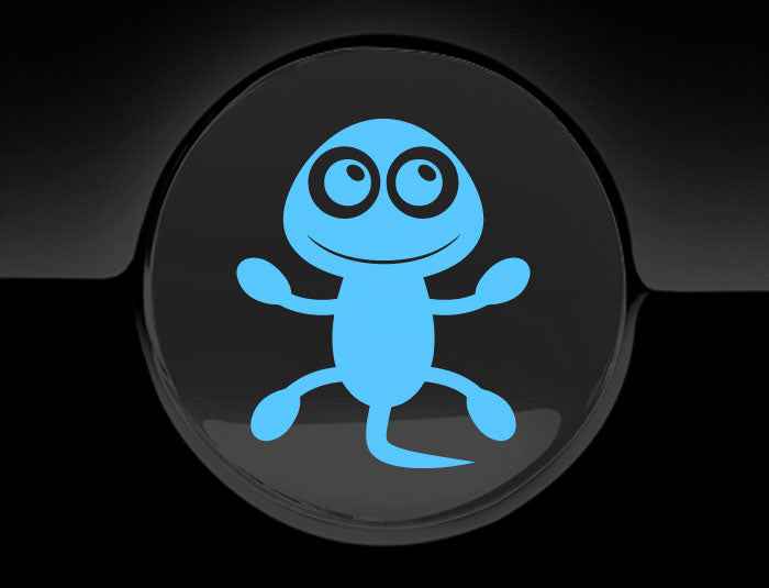 Adorable Lizard Fuel Cap Car Sticker