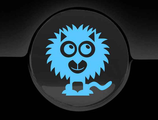 Adorable Lion Fuel Cap Car Sticker
