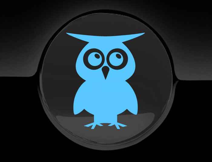Adorable Owl Fuel Cap Car Sticker