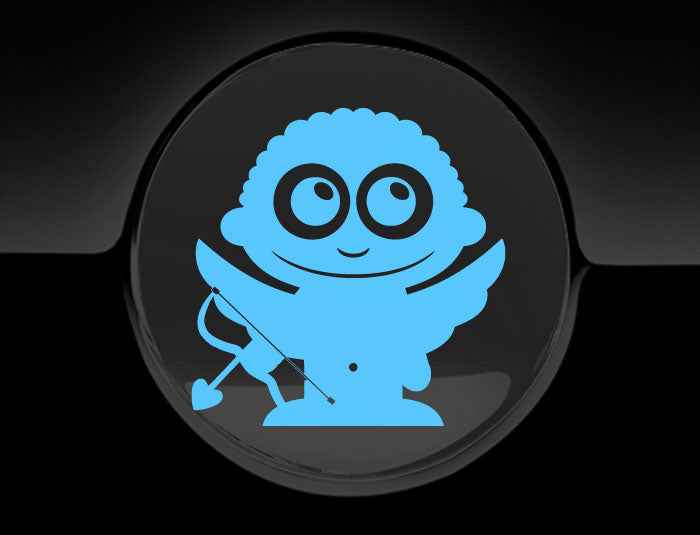 Adorable Cupid Fuel Cap Car Sticker