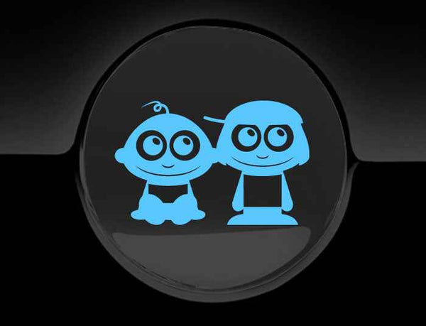 Adorable Children Fuel Cap Car Sticker