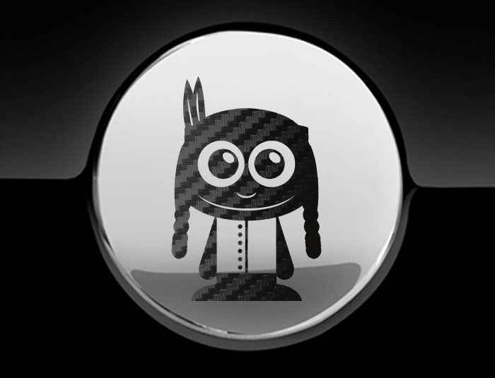 Adorable Indian Fuel Cap Car Sticker