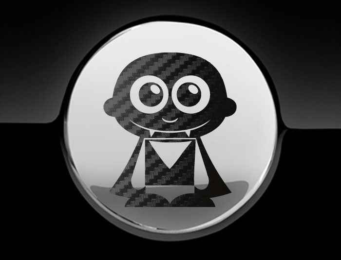 Adorable Vampire Fuel Cap Car Sticker