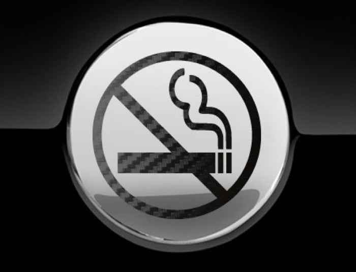 No Smoking Fuel Cap Cover Car Sticker