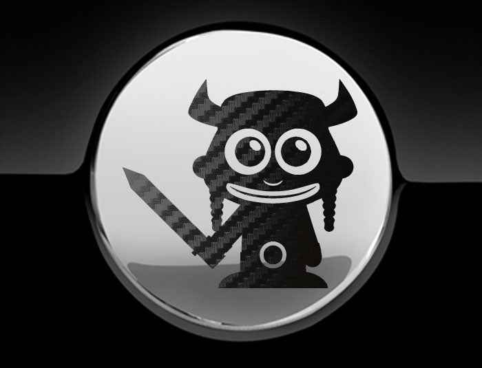 Adorable Viking Fuel Cap Car Sticker
