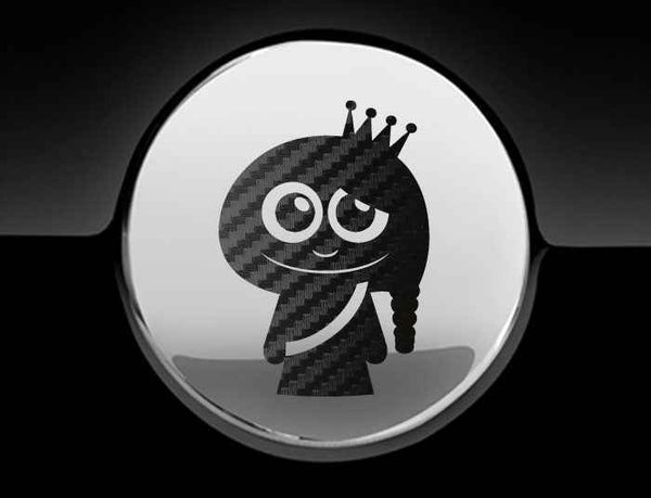 Adorable Princess Fuel Cap Car Sticker