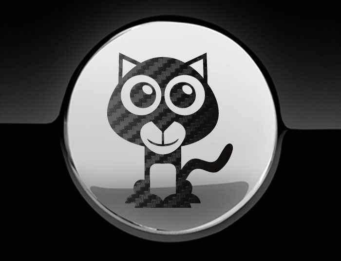 Adorable Wildcat Fuel Cap Car Sticker