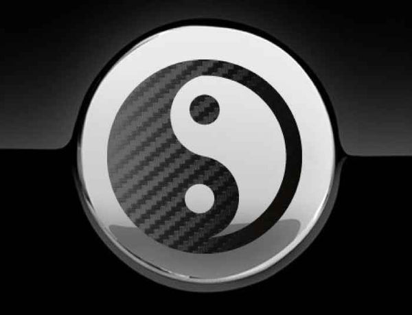 Yin Yang Fuel Cap Cover Car Sticker
