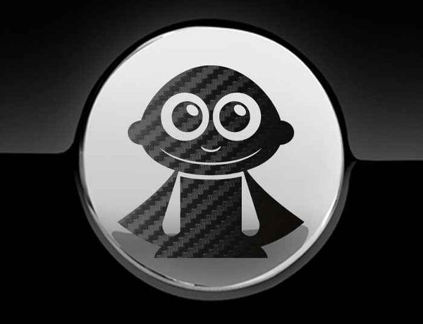 Adorable Superhero Fuel Cap Car Sticker