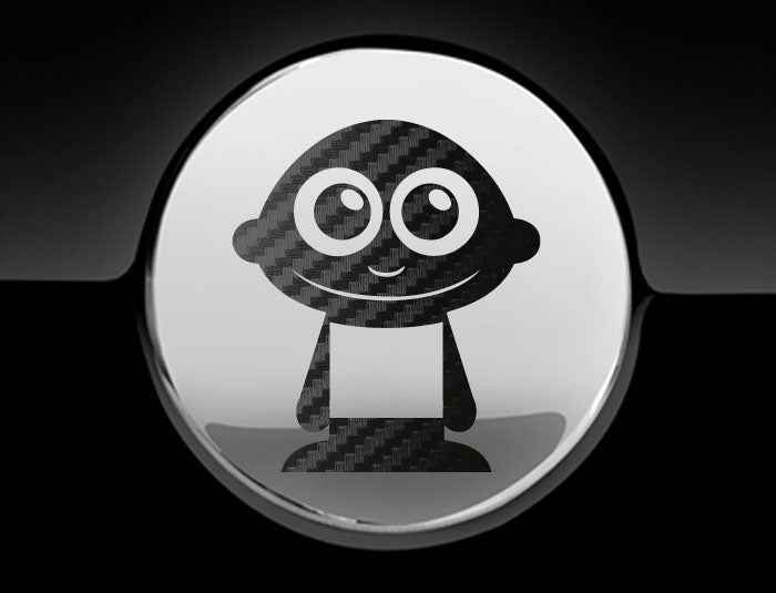 Adorable Boy Fuel Cap Car Sticker