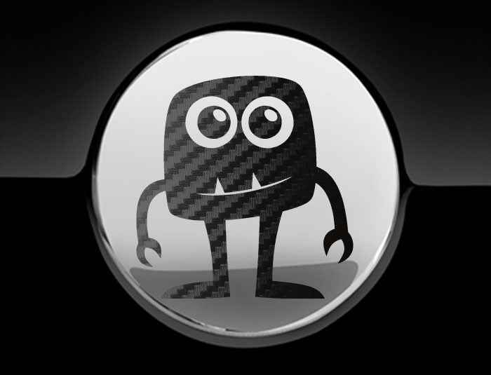 Adorable Monster Fuel Cap Car Sticker