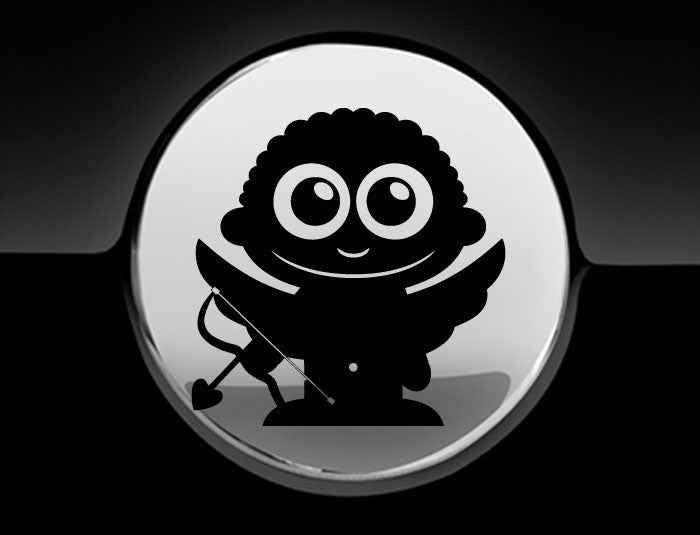 Adorable Cupid Fuel Cap Car Sticker
