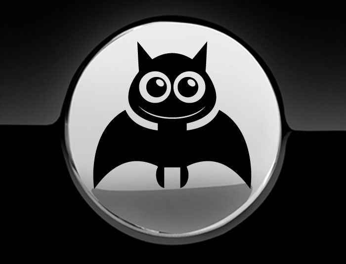 Adorable Bat Fuel Cap Car Sticker
