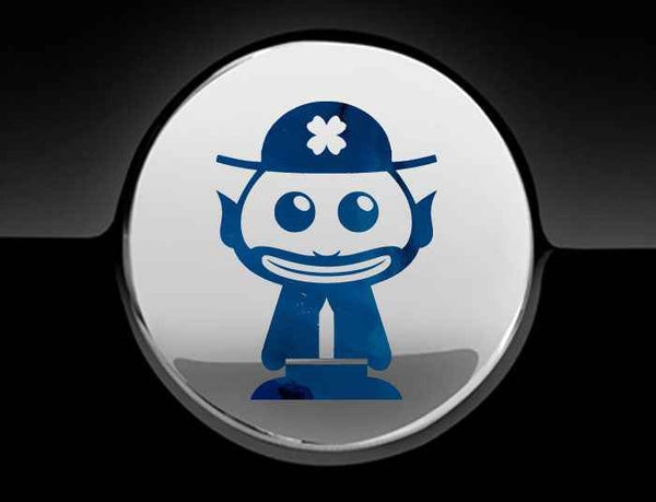 Adorable Leprechaun Fuel Cap Car Sticker
