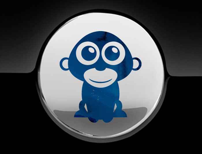 Adorable Gorilla Fuel Cap Car Sticker