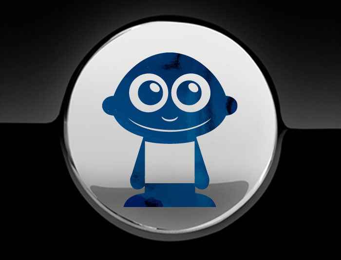 Adorable Boy Fuel Cap Car Sticker