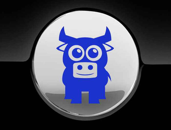 Adorable Bull Fuel Cap Car Sticker
