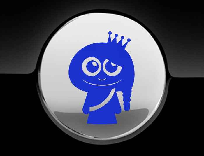 Adorable Princess Fuel Cap Car Sticker