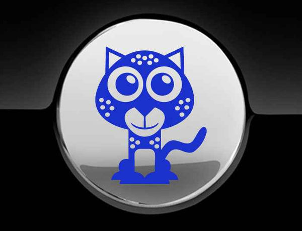 Adorable Cheetah Fuel Cap Car Sticker