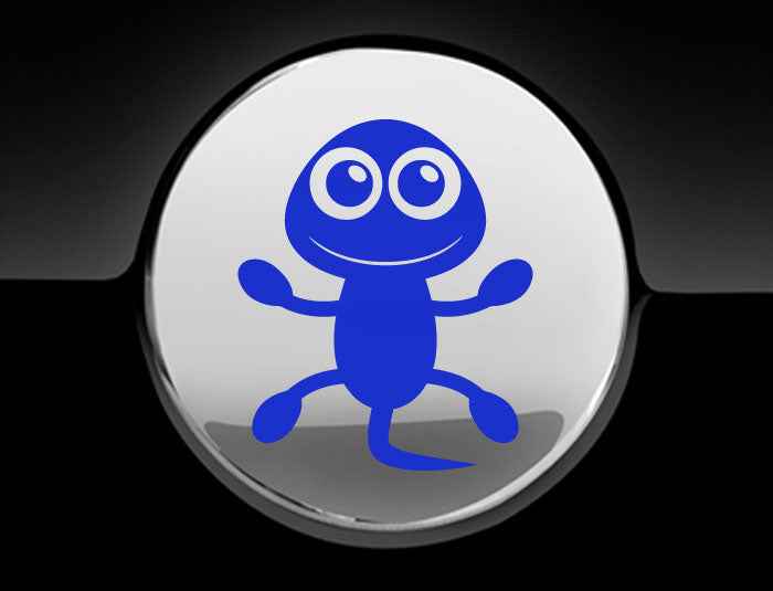 Adorable Lizard Fuel Cap Car Sticker