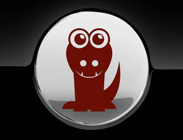 Adorable Alligator Fuel Cap Car Sticker