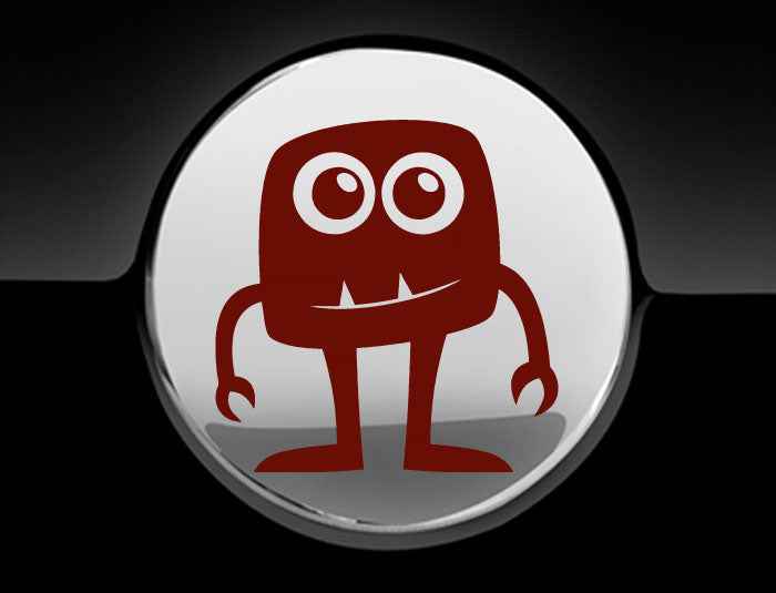 Adorable Monster Fuel Cap Car Sticker
