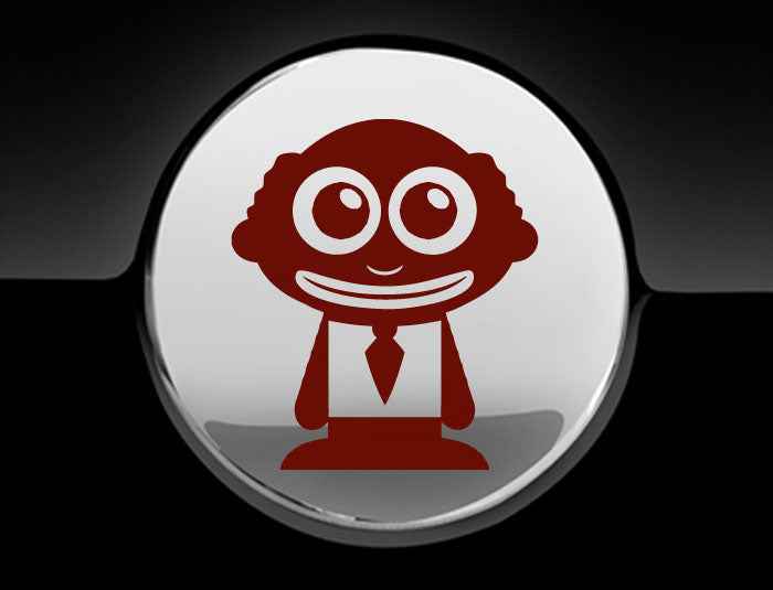Adorable Grandpa Fuel Cap Car Sticker
