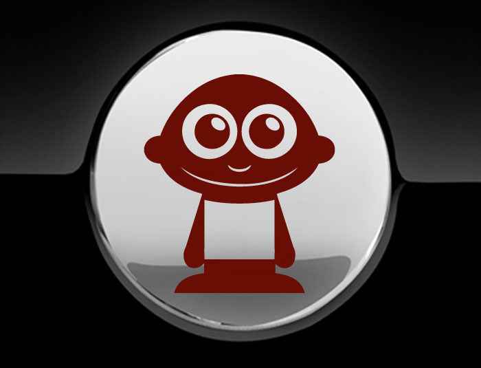 Adorable Boy Fuel Cap Car Sticker
