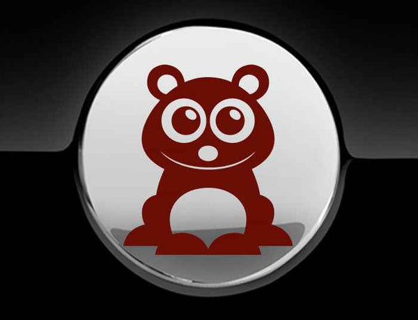 Adorable Panda Fuel Cap Car Sticker