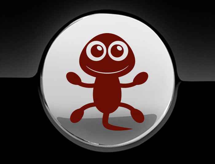 Adorable Lizard Fuel Cap Car Sticker