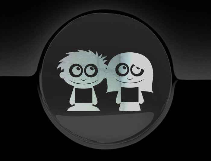 Adorable Friends Fuel Cap Car Sticker