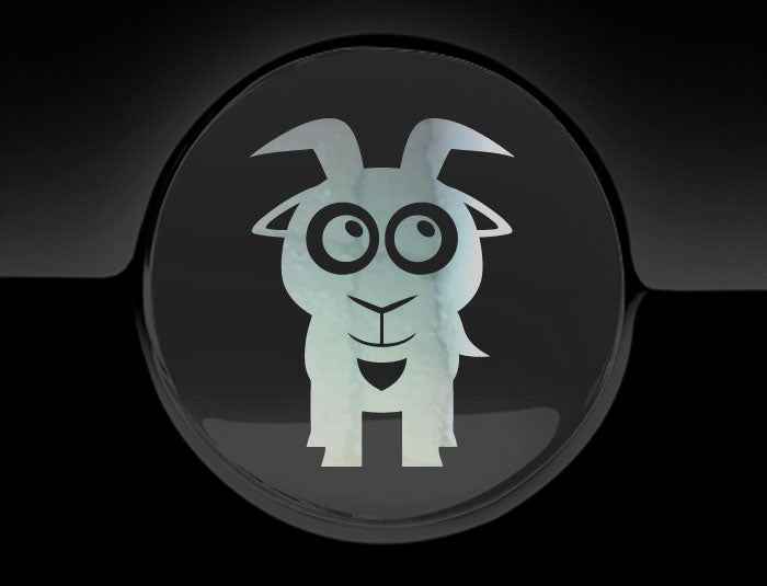 Adorable Goat Fuel Cap Car Sticker