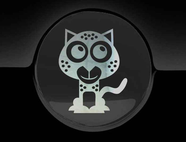 Adorable Cheetah Fuel Cap Car Sticker