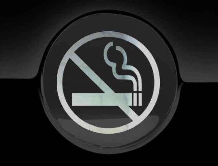 No Smoking Fuel Cap Cover Car Sticker