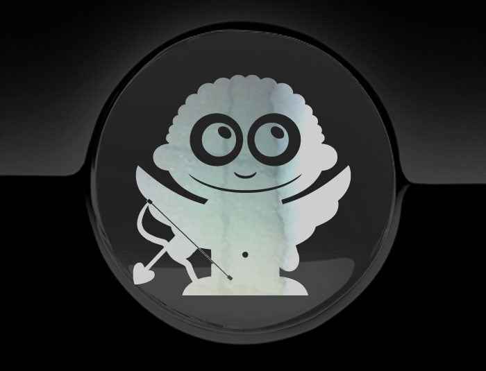 Adorable Cupid Fuel Cap Car Sticker