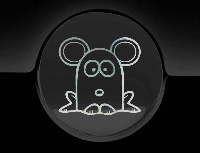 Funny Cartoon MouseFuel Cap Cover Car Sticker