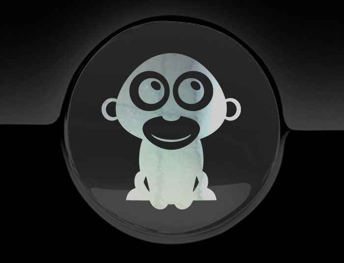 Adorable Gorilla Fuel Cap Car Sticker