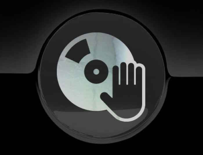 DJ Music Fuel Cap Cover Car Sticker