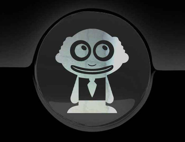 Adorable Grandpa Fuel Cap Car Sticker