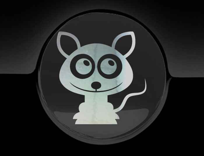 Adorable Rat Fuel Cap Car Sticker