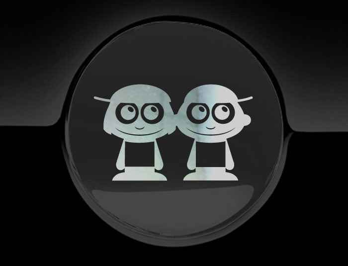 Adorable Boys Fuel Cap Car Sticker